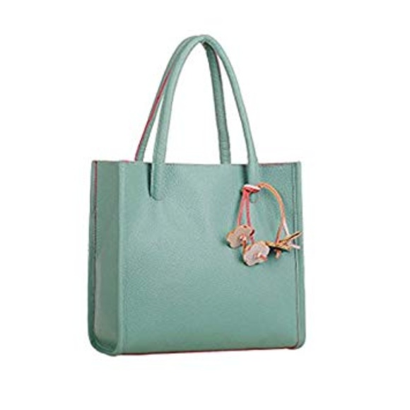 Handbags - Fashion Girls Handbag Leather Shoulder Bag Green